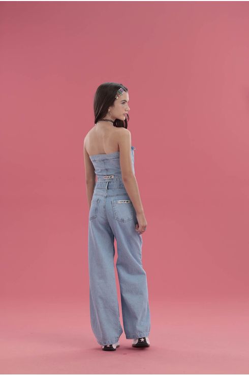 Top Tomara Que Caia Jeans