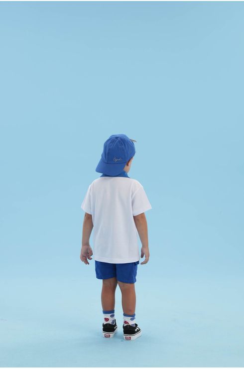 Camiseta Gola Polo Com Gola Contrastante