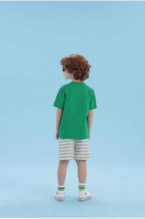 Camiseta De Malha Com Silk