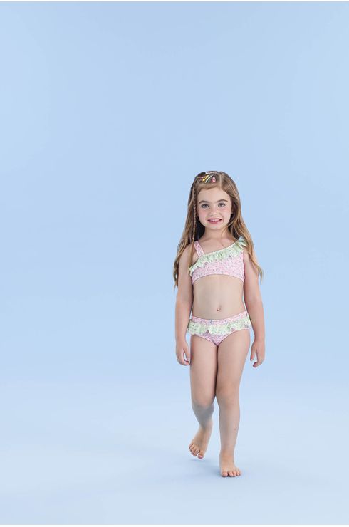Biquini Estampa Liberty Com Babado