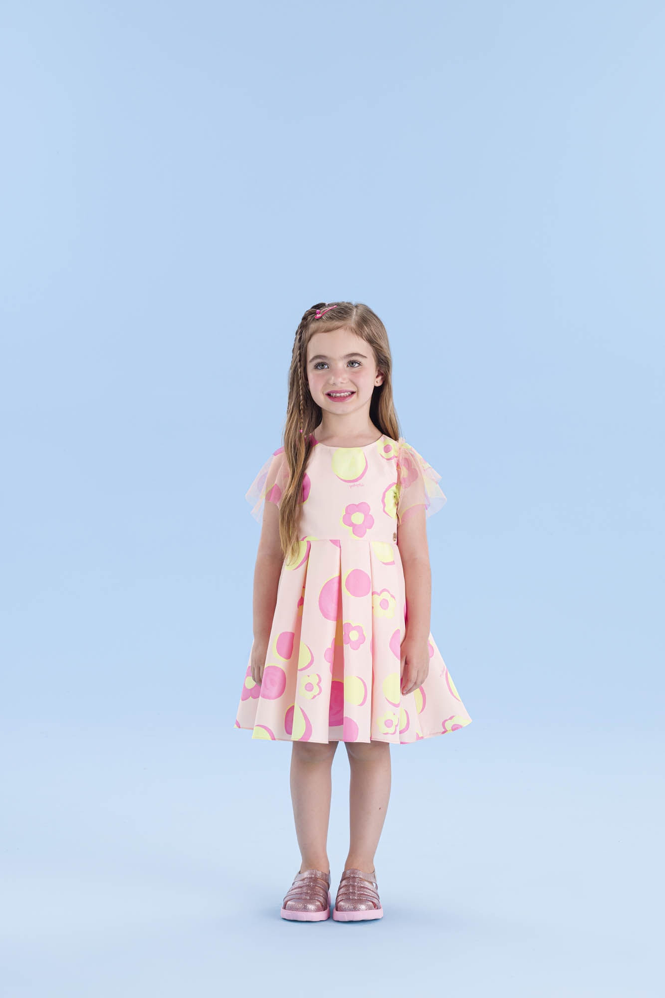 Vestido-Festa-Com-Manga-Em-Tule