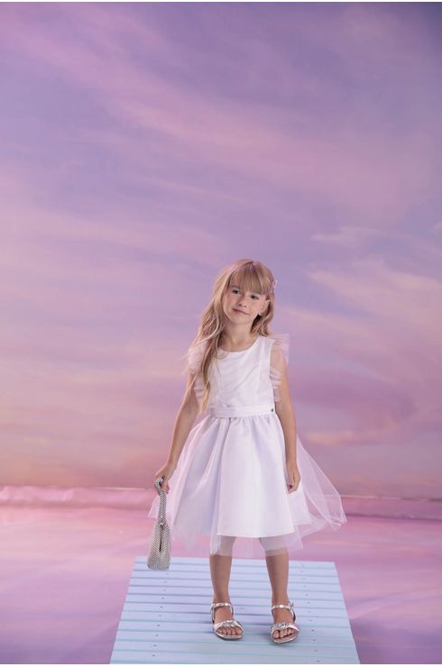 Vestido De Festa Com Babado Manga