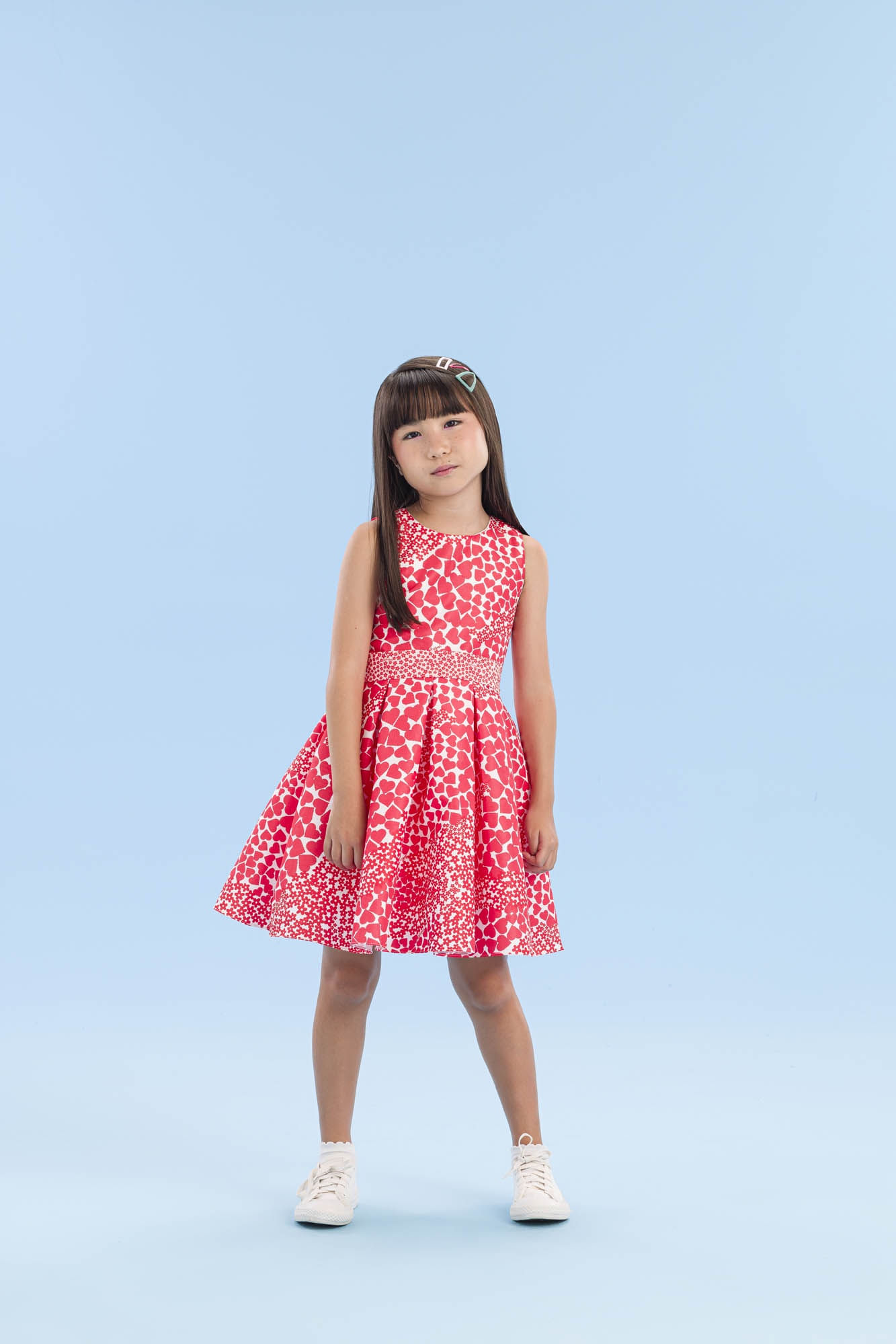 Vestido-Festa-Estampado-Com-Cinto-Liso