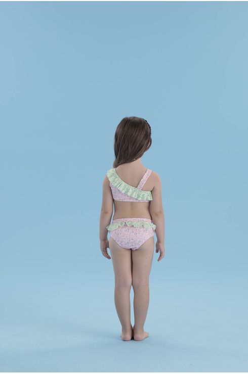 Biquini Estampa Liberty Com Babado