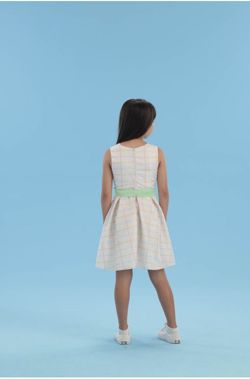 Vestido De Festa Xadrez Candy