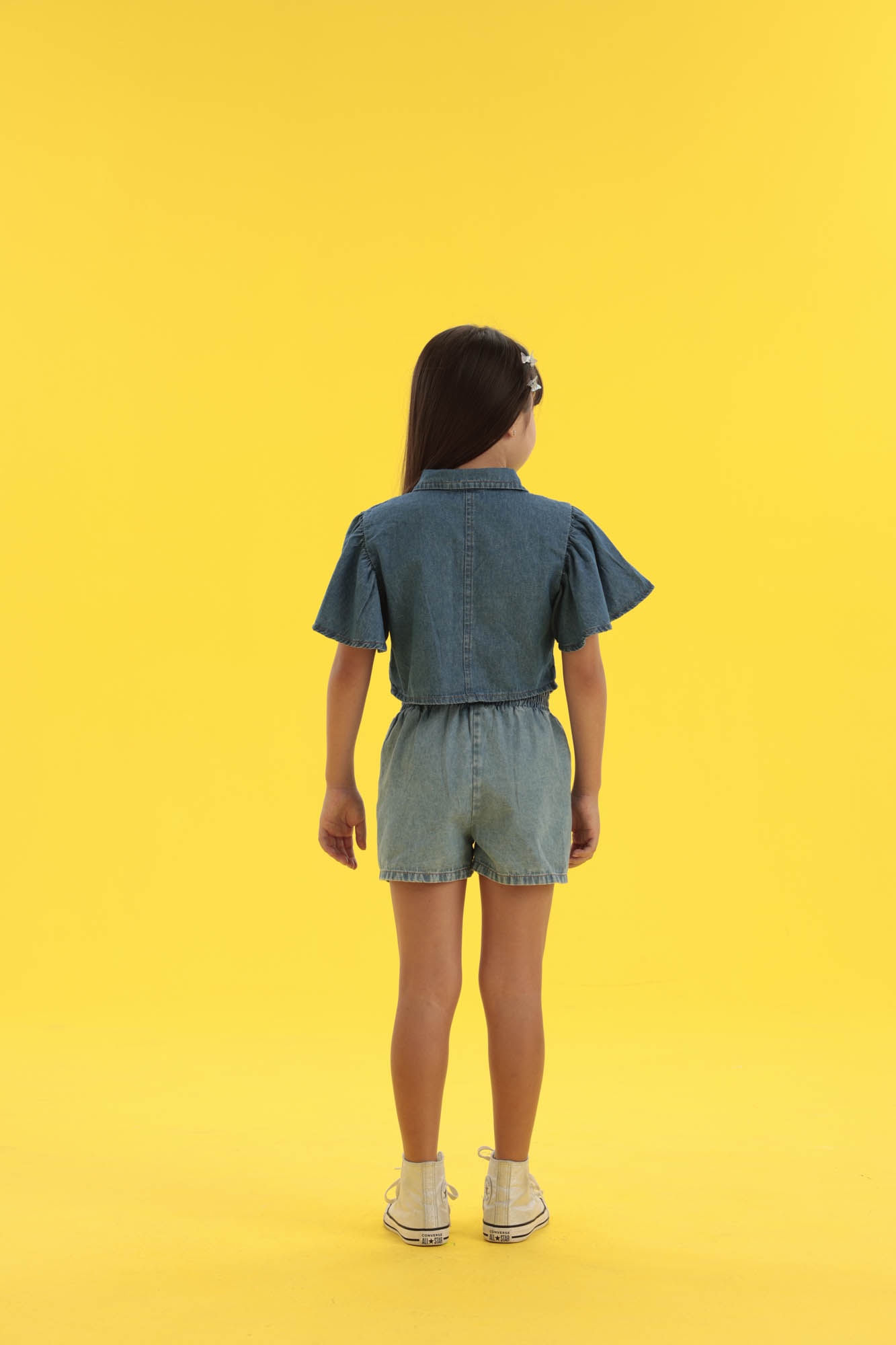 Camisa-De-Botao-Jeans-Com-Manga-Fluida