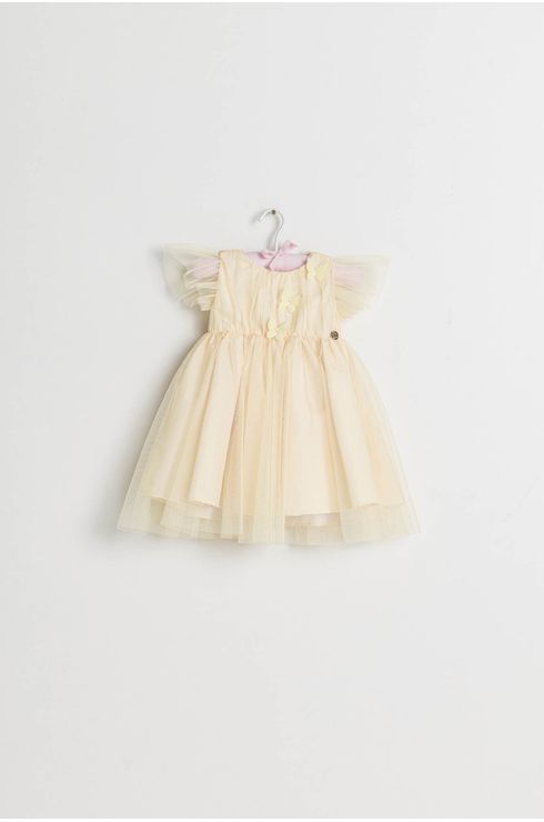 Vestido De Festa Com Borboleta 3D
