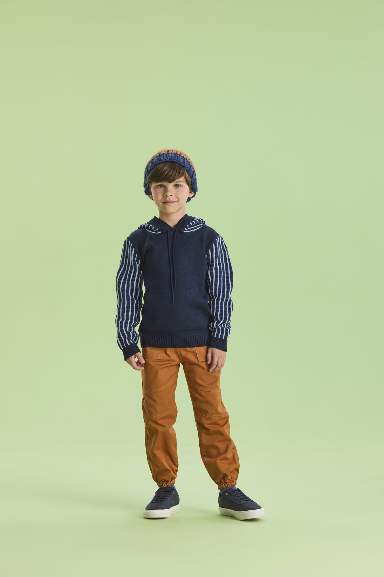 Calca-Jogger-Em-Sarja-Com-Bolsos-Frontais