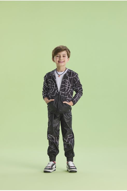 Conjunto Jaqueta E Calça Quebra Vento
