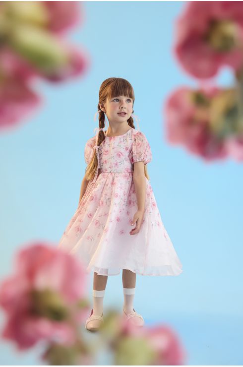 Vestido Festa Estampado Com Degradê De Flores