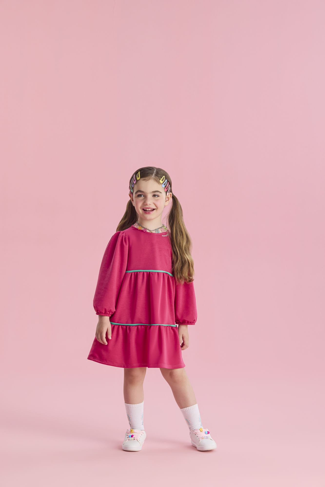 Vestido-Manga-Longa-Estilo-3-Marias-Com-Vivo-Contrastante