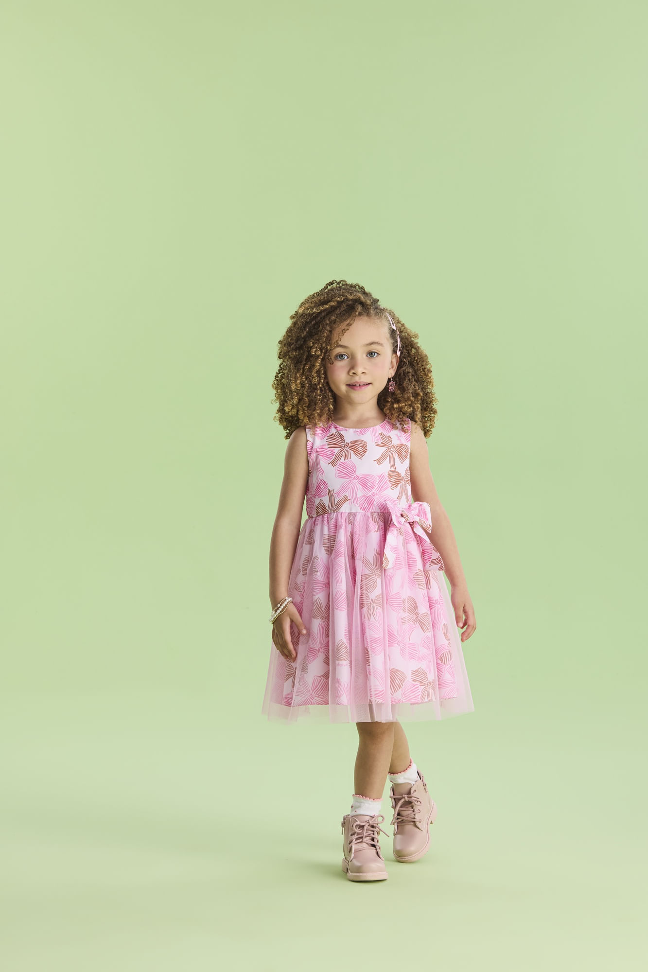 Vestido-Festa-Estampado-Com-Saia-Sobreposta-De-Tule-E-Laco