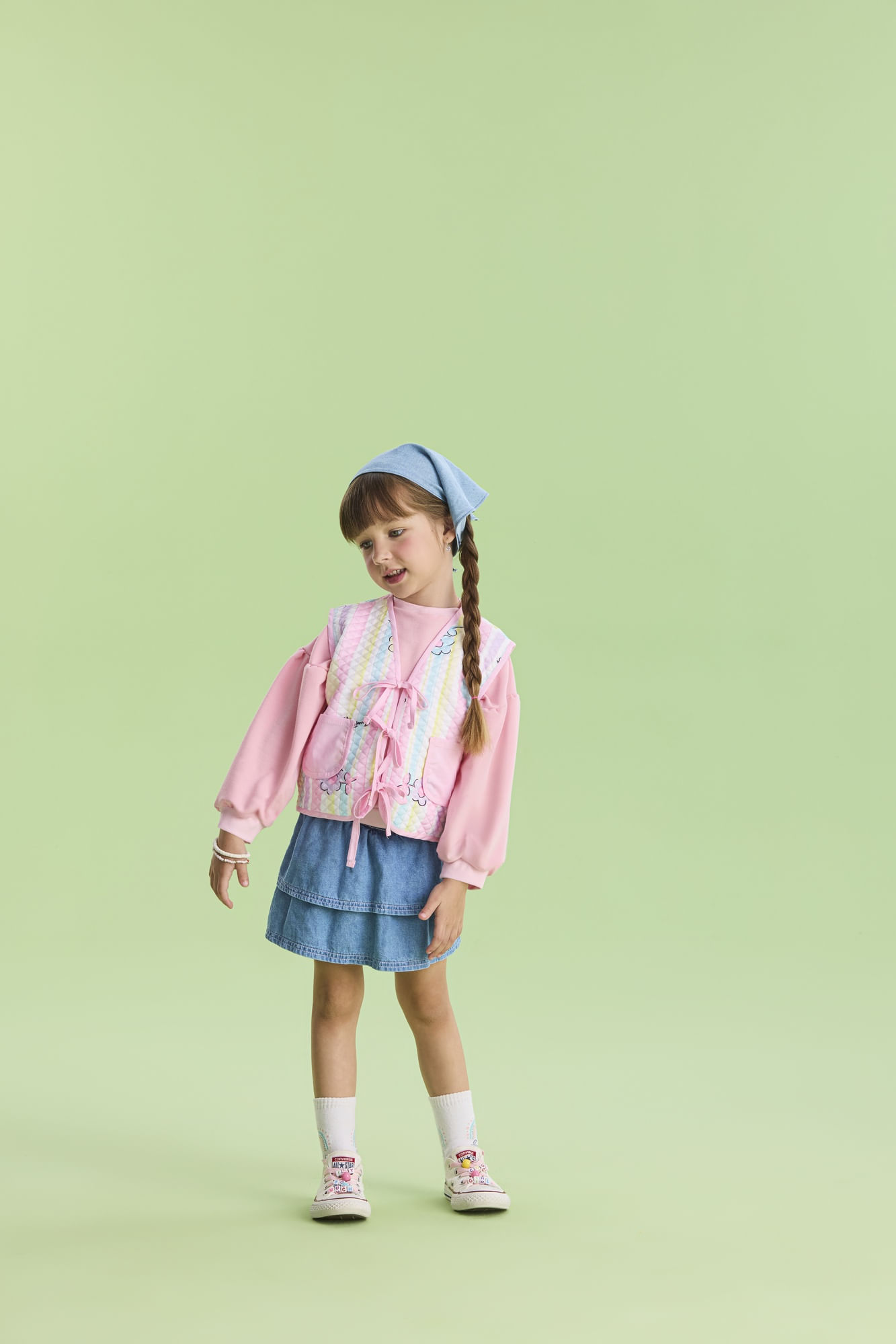 Short-Saia-Jeans-Com-Babados