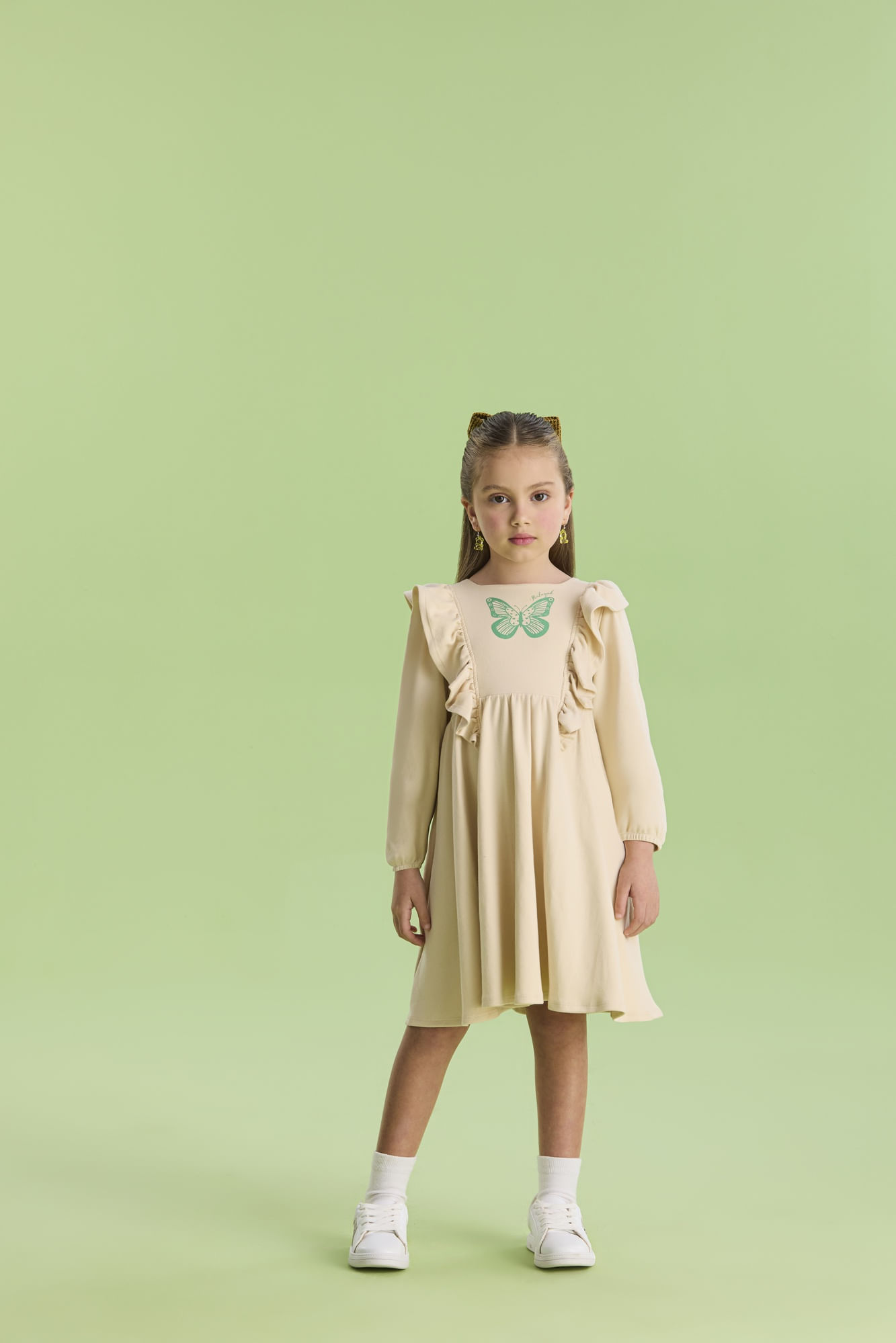Vestido-Manga-Longa-Com-Estampa-Central-E-Babado