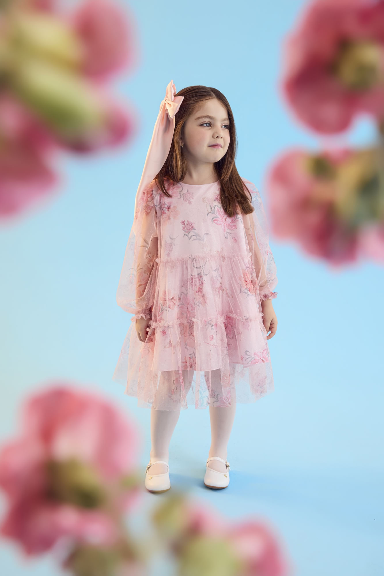 Vestido-Festa-Em-Tule-Estampado-Com-Babadinhos