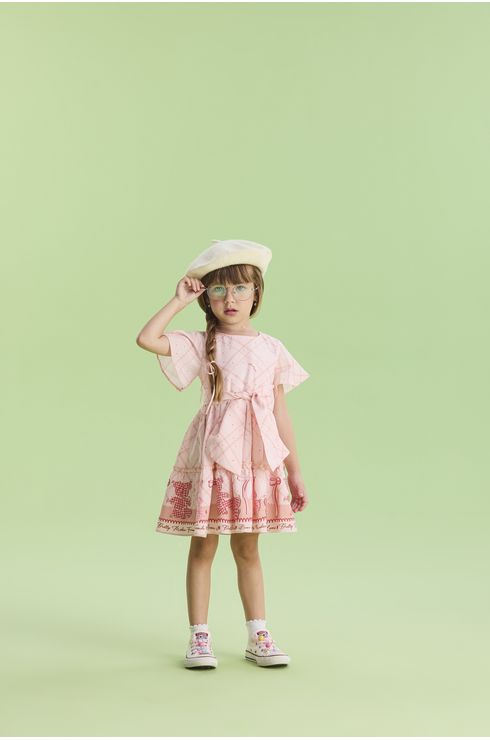 Vestido Estampado Rodado