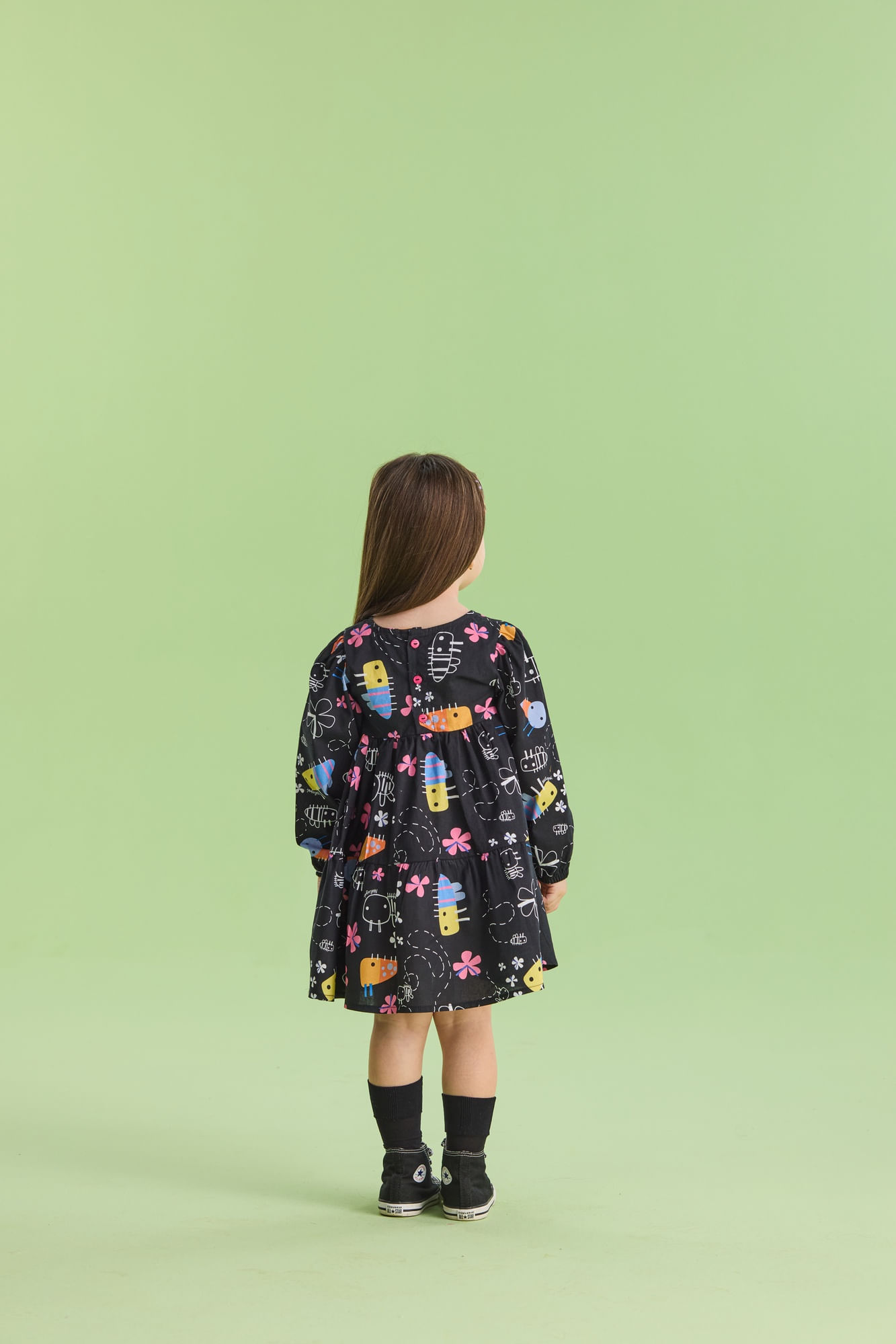 Vestido-Manga-Longa-Em-Tricoline-Estampada