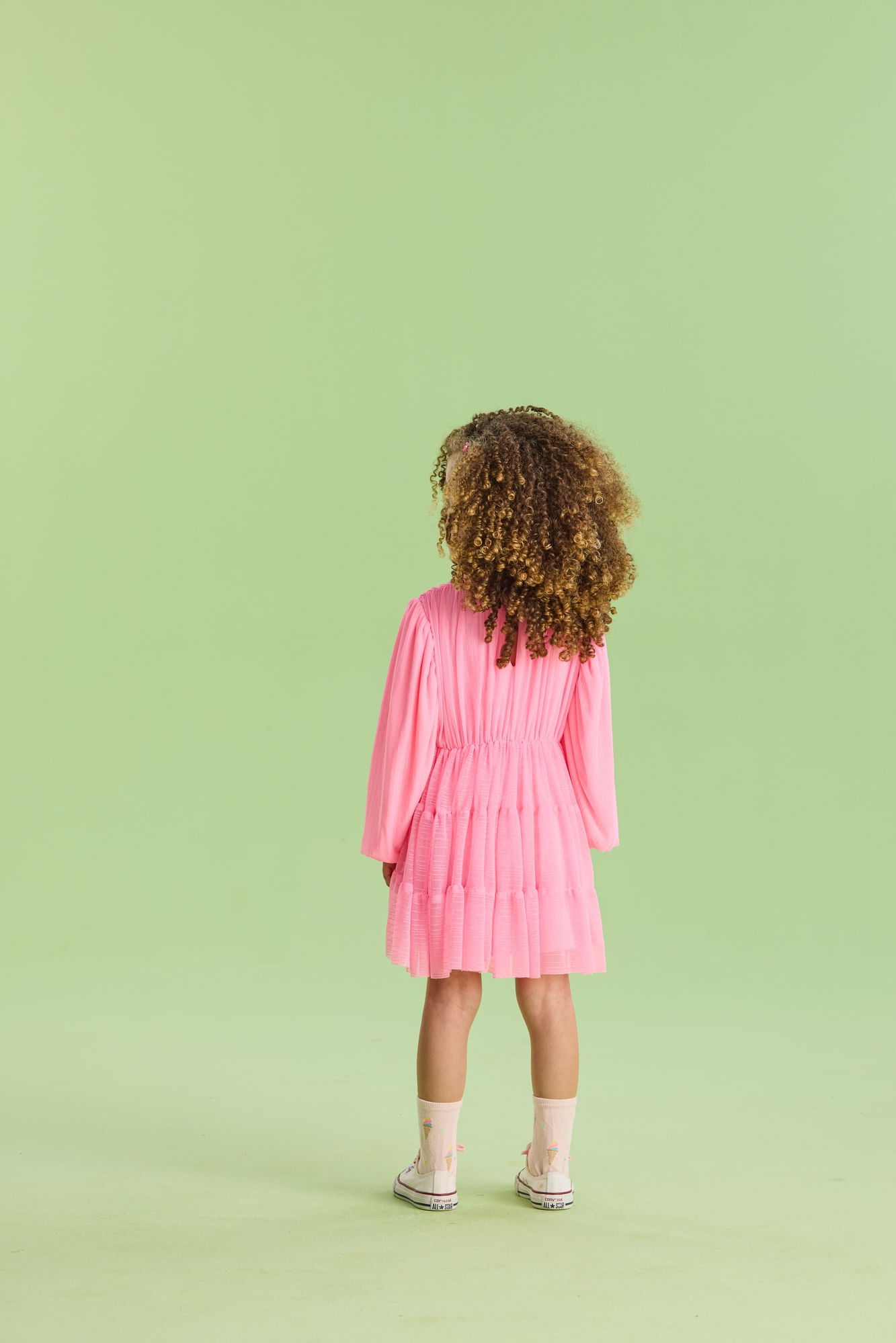 Vestido-Manga-Longa-Canelado-Com-Tule-Sobreposto