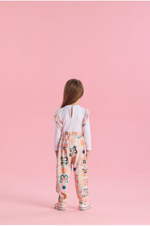 Conjunto Manga Longa Blusa E Calça