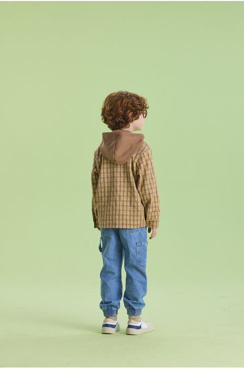 Calça Jeans Com Maxi Bolsos