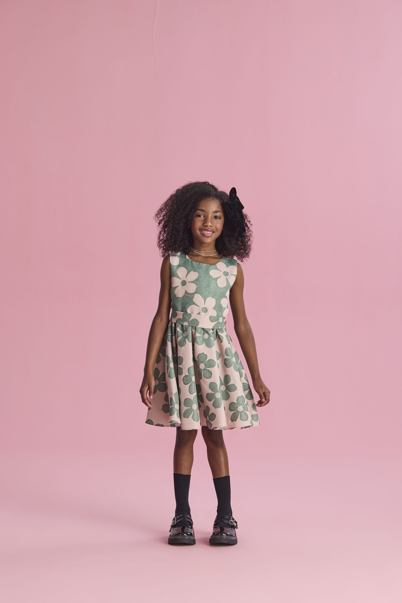 Vestido-Festa-Estampado-Com-Contraste-De-Estampa
