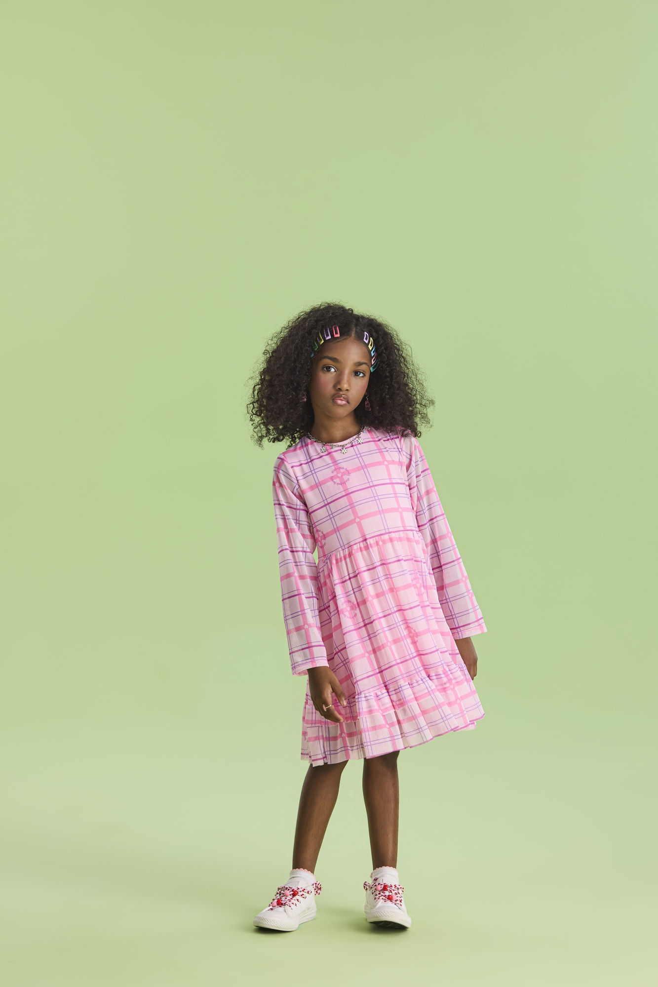Vestido-Manga-Longa-Em-Tule-Estampado