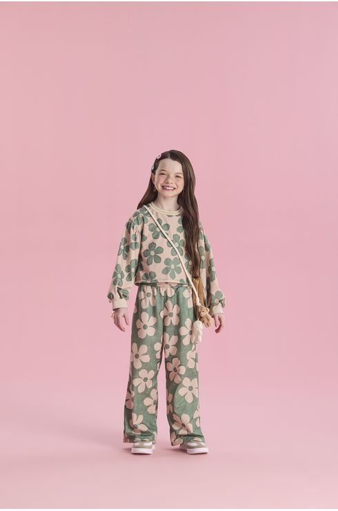 Conjunto Manga Longa Calça E Moletom