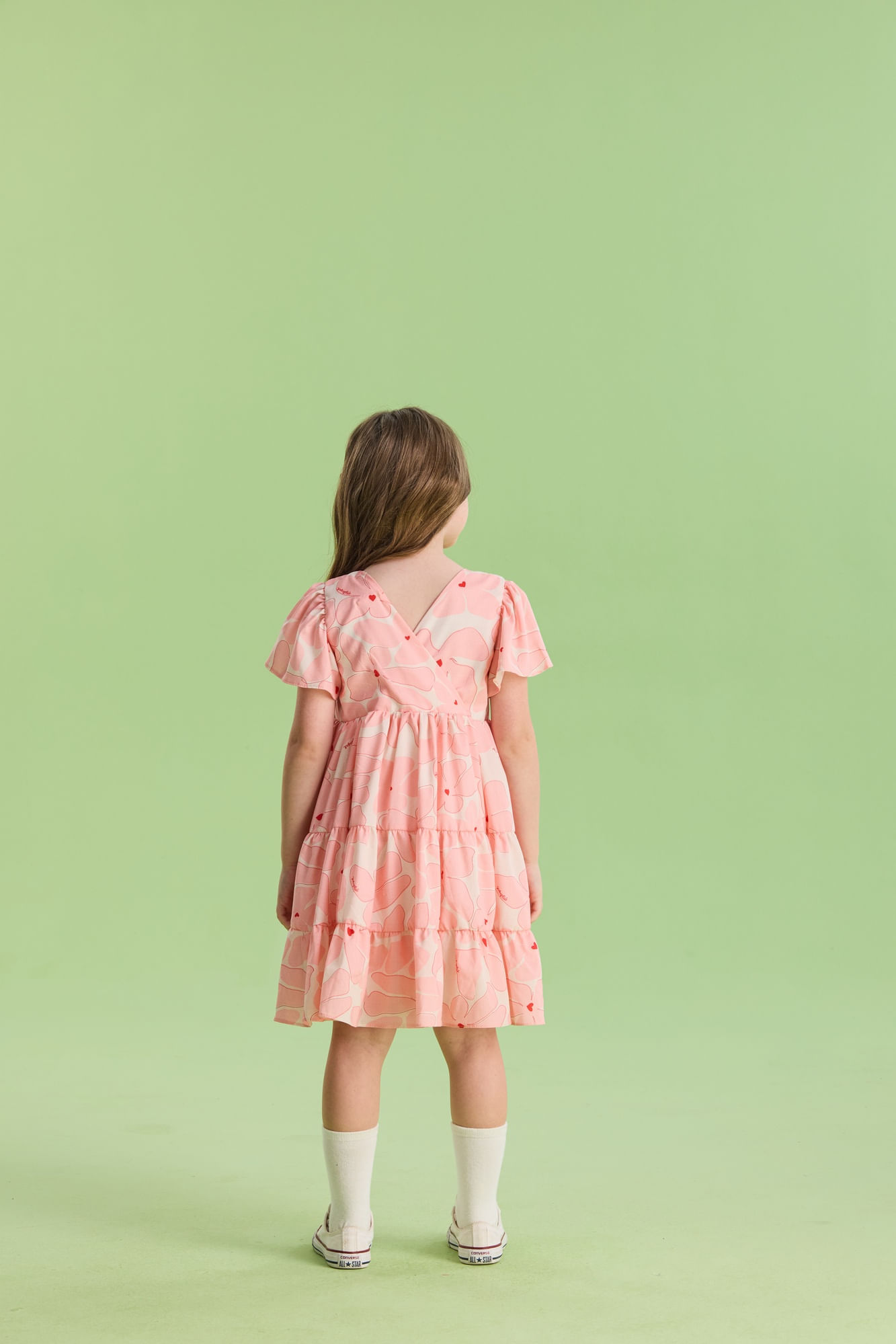 Vestido-Manga-Curta-Estampado-Fluido