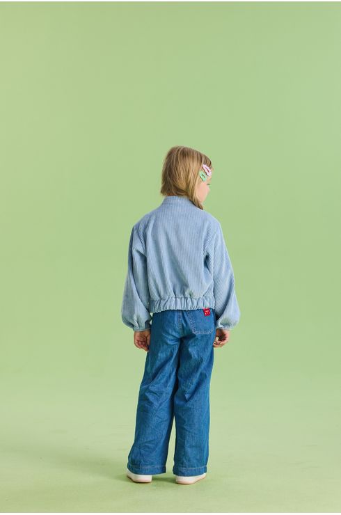 Calça Jeans Leve Com Cós De Elástico