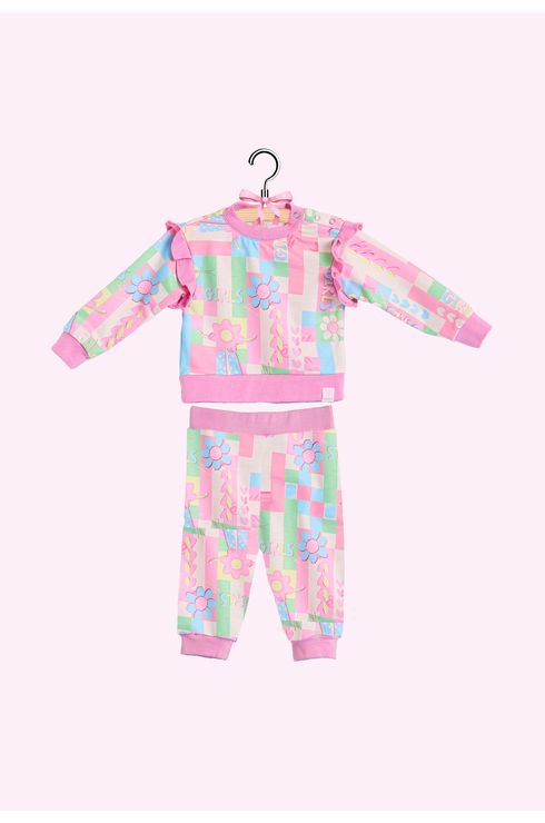 Conjunto Manga Longa Calça E Moletom