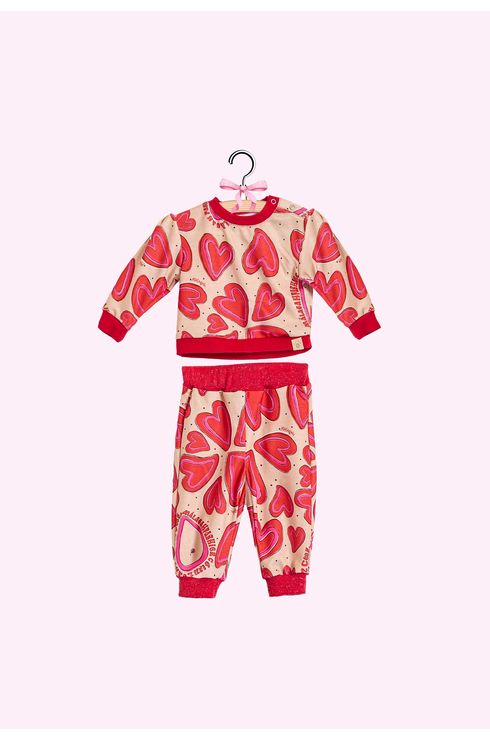 Conjunto Manga Longa Calça E Moletom